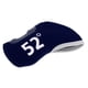 thumbnail image 4 of protector de la cubierta de cabeza del headcover del putter del hierro del club de golf 52 grados azul marino, 4 of 5