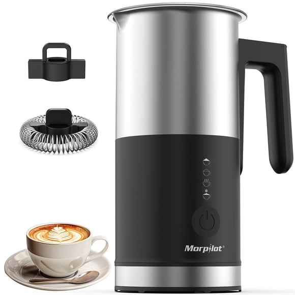 Espumador de leche morpilot 240 ml 4 funciones negro