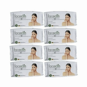 Pack 8 Toallitas Desmaquillantes Faceclin 200 Unidades En Total
