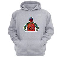 Genérico - Polerón Canguro 23 Con Capucha Gris Claro Talla Xl Unisex