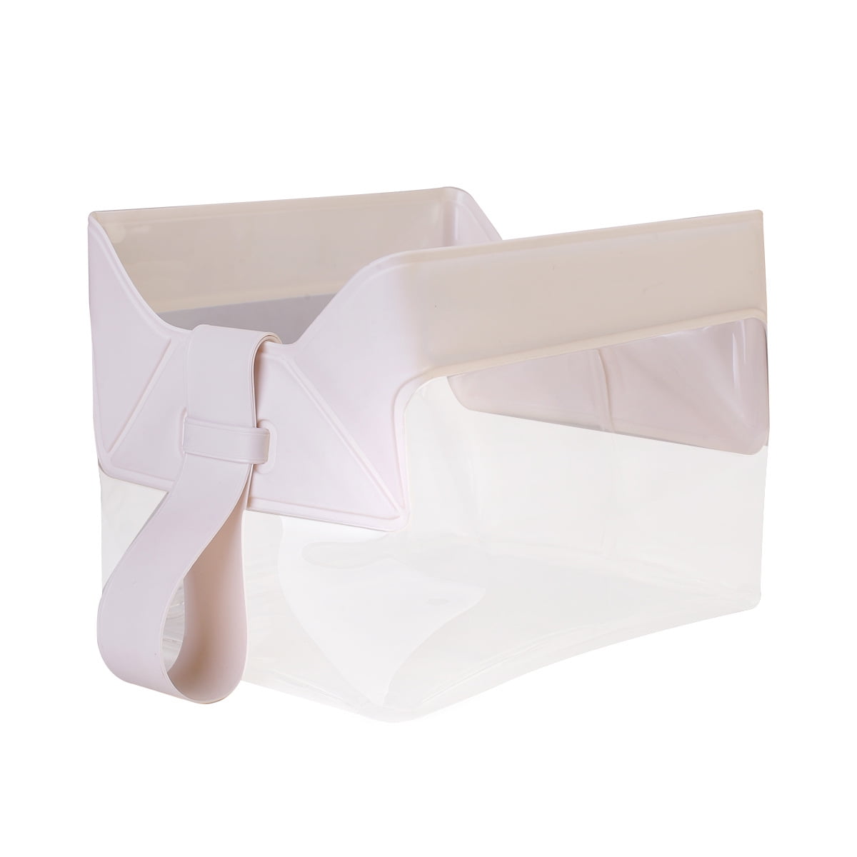 Xusx111 - Kit Transparente Con Cierre Magnético - Kit De Aseo De Viaje Duradero Y Resistente A Fugas - Diseño Modular Y Conforme - Bolsa De Higiene Para Los Elementos Esenciales De Viaje