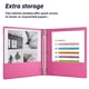 thumbnail image 5 of Binders de 3 anillas XHSHENG, anillo redondo duradero de 1 pulgada para 8.5 x 11 pulgadas, 5 of 7