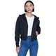 thumbnail image 1 of Polerón Mujer Crop Full Zipper Color Negro Corona, 1 of 5