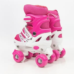 Genérico - Patines Artísticos Infantiles Ajustables 4 Ruedas
