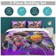 thumbnail image 5 of x285 Five Nights at Freddy's Bed Duvet Cover Microfiber Bedding Sets 3D Printed Lightweight 3 Piece Comforter Sets, 1 Duvet Cover And 2 Pillow Shams for Kids Boys Girls 79"x90" jn285, 5 of 5
