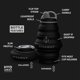 thumbnail image 5 of Botella HYDAWAY 500 ml Plegable a Prueba de Fugas para Viaje, 5 of 8