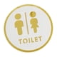 thumbnail image 3 of Señal De Inodoro De 7,8 Pulgadas, Señal De Identificación De Baño Acrílica Para Oficina De Negocios, Estilo C, 3 of 5