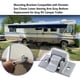 thumbnail image 2 of Vanshly, Juego de 2 Soportes de Montaje Compatibles con Dometic Sun Chaser Brazo Inferior de Toldo Repuesto para Trailer Camper Gris, 2 of 6