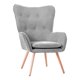 thumbnail image 1 of Sillón Poltrona Decorativo con Diseño Nórdico gris 0, 1 of 6