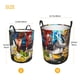 thumbnail image 5 of Undertale Cesta de lavandería de gran capacidad redonda con asa, bolsa para ropa sucia plegable, almacenamiento para dormitorio, baño y lavadero 44x35 cm, 5 of 6