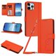 thumbnail image 1 of Funda Cartera Trébol para iPhone 12 Pro Max con Ranuras Tarjetas y Carga Inalámbrica Naranja, 1 of 6