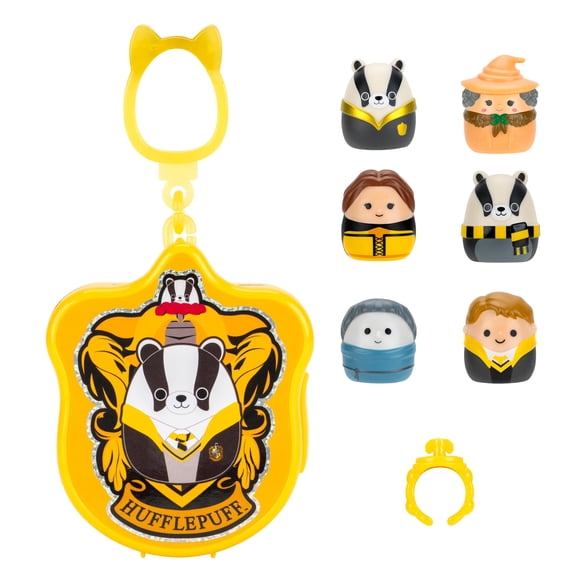 Squish-a-longs “Harry Potter” Clip-a-Longs Mini-Squish Multipack Hufflepuff