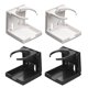 thumbnail image 5 of 4Pcs Universal Car Folding Cup Adjustable Drink Holder Negro + Blanco, 5 of 5