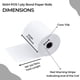 thumbnail image 4 of Rollos de papel para recibos BAM POS, 1 capa, 3 x 150 cm, 24 rollos, 4 of 7