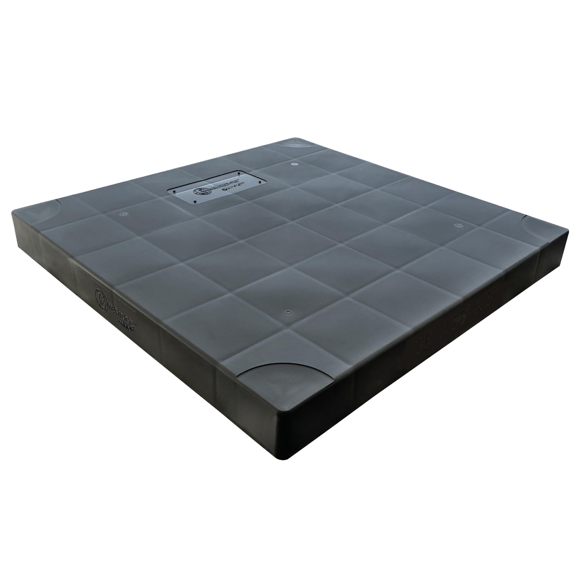 Base Para Condensador De Aire Acondicionado Cambridge 91 X 91 X 8 Cm Negra Y Resistente