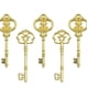 thumbnail image 1 of Key Makhry Mixed 20 con acabado dorado extra grande para boda, 1 of 6