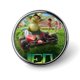 thumbnail image 1 of Leo-Theme Round Button Badge: Premium Metal Construction, Ideal for High-End Events 2.8 cm, 1 of 6