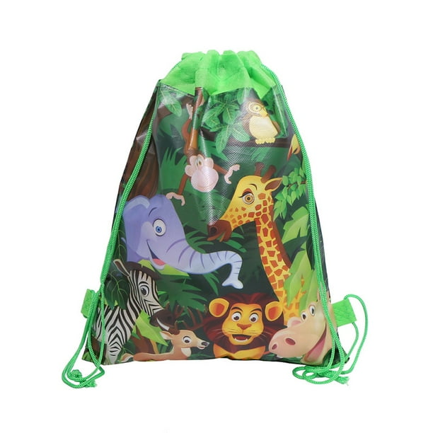 1PCS Non-Woven Bag Cartoon Draw String Bag Girls Travel Storage Package School Backpacks Children Birthday Party