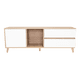 thumbnail image 5 of Rack de TV 60" Salem 1 Puerta 2 Cajones, Rovere Y Blanco 58,4x158,4x45,6 Cm, 5 of 19