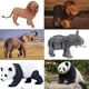 thumbnail image 3 of Juego de 14 figuras de juguete BOLZRA Safari Animals para niños pequeños, 3 of 7
