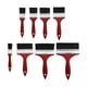 thumbnail image 5 of Pinceles para pintar con mango rojo, herramientas prácticas profesionales de limpieza, multifuncionales para imprimación de pintura al óleo artística, 5 of 5