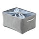 thumbnail image 1 of Cubo de almacenamiento Cubo de almacenamiento organizador Bin con contenedor de almacenamiento con cordón gris, 1 of 1