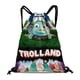 thumbnail image 1 of Trolland Mochila de Cuerdas para Deportes y Gimnasio, Bolsa de Cuerdas Resistente al Agua, Bolsa Cinch, 30×40cm, 1 of 6
