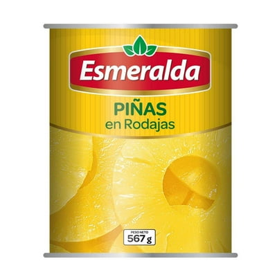Piñas En Rodajas Tarro 560 G Esmeralda