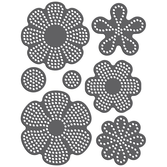 Set de plantillas magnéticas Rhinestone Genie – Flores 3 mm (10ss)