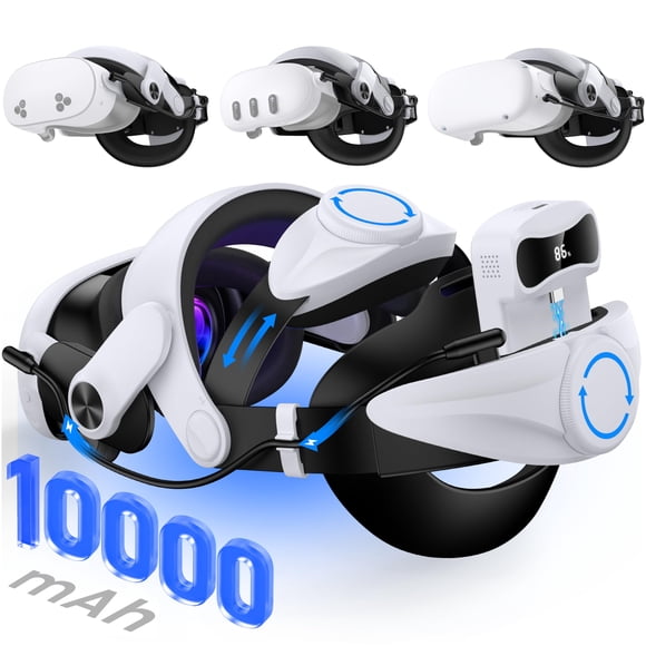 Correa de batería para auriculares VR Kawaye para Meta Quest 3S/3/2