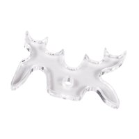 Ioensy - Cabeza De Puente De Billar Transparente, Soporte Para Taco De Billar De Competición Para Jugadores De Club, 10,8 Mm