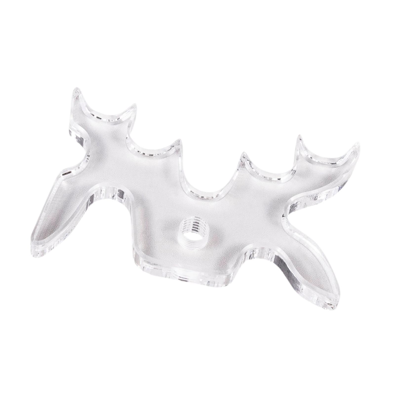 Ioensy - Cabeza De Puente De Billar Transparente, Soporte Para Taco De Billar De Competición Para Jugadores De Club, 10,8 Mm