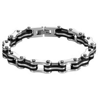 Genérico - Pulsera Metálica Cadena Moto