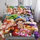 thumbnail image 1 of Juego De Ropa De Cama One Piece Funda Nórdica De Microfibra Suave Con Cremallera Oculta Funda De Edredón De Anime Luffy Con Diseño De Estampado 3d Para Niños Adolescentes Y Adultos 3 Piezas, 1 of 3
