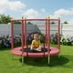 thumbnail image 2 of Mini Trampolín Cama Elástica 1.4M Para Niño Rojo, 2 of 6