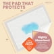 thumbnail image 3 of Organic Cotton Enhanced Disposable Changing Pad Liners XL, 3 of 3