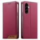 thumbnail image 1 of Funda Tipo Cartera de Cuero Sintético para Samsung Galaxy A57 Bloqueo RFID, con Ranuras para Tarjetas y Bolsillo para Efectivo, Cierre Magnético Fuerte Rojo, 1 of 6