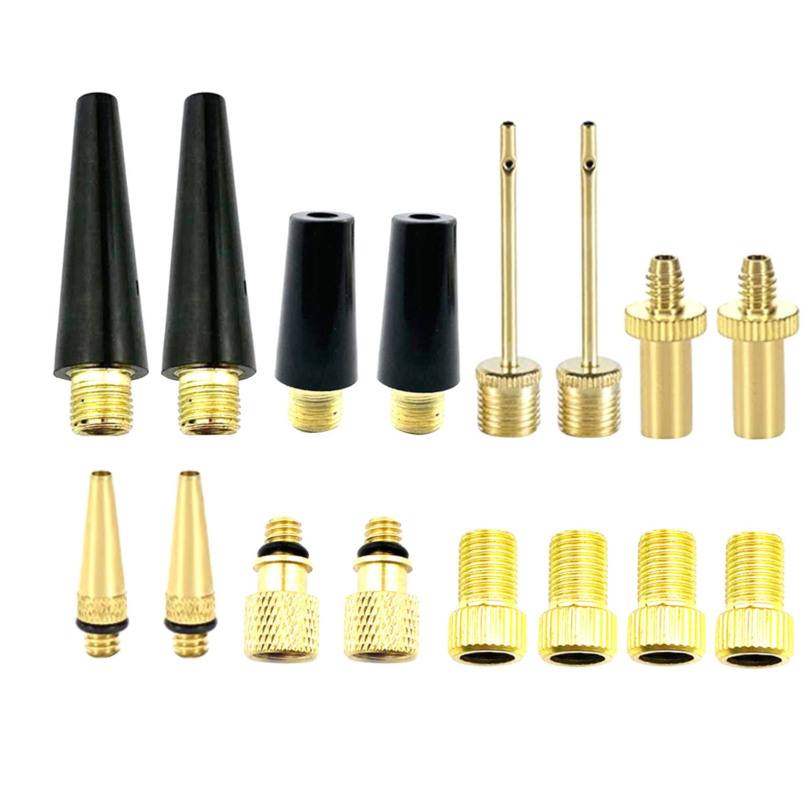 Ioensy - Adaptador De Válvula Presta Schrader Adaptadores De Bomba De Bicicleta Juego De Compresor De Aire De Boquilla 1