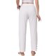 thumbnail image 3 of INSPIRE CHIC Pantalones de Lino para Mujer Verano Casual de Cintura Alta con Cordón de Algodón Pantalones Largos S Blanco, 3 of 6