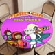 thumbnail image 5 of WordGirl-theme Fitted Round Tablecloths Elastic Edged Table Covers Waterproof Table Cloth for Kitchen Holiday Party Tables Decor 150cm, 5 of 6