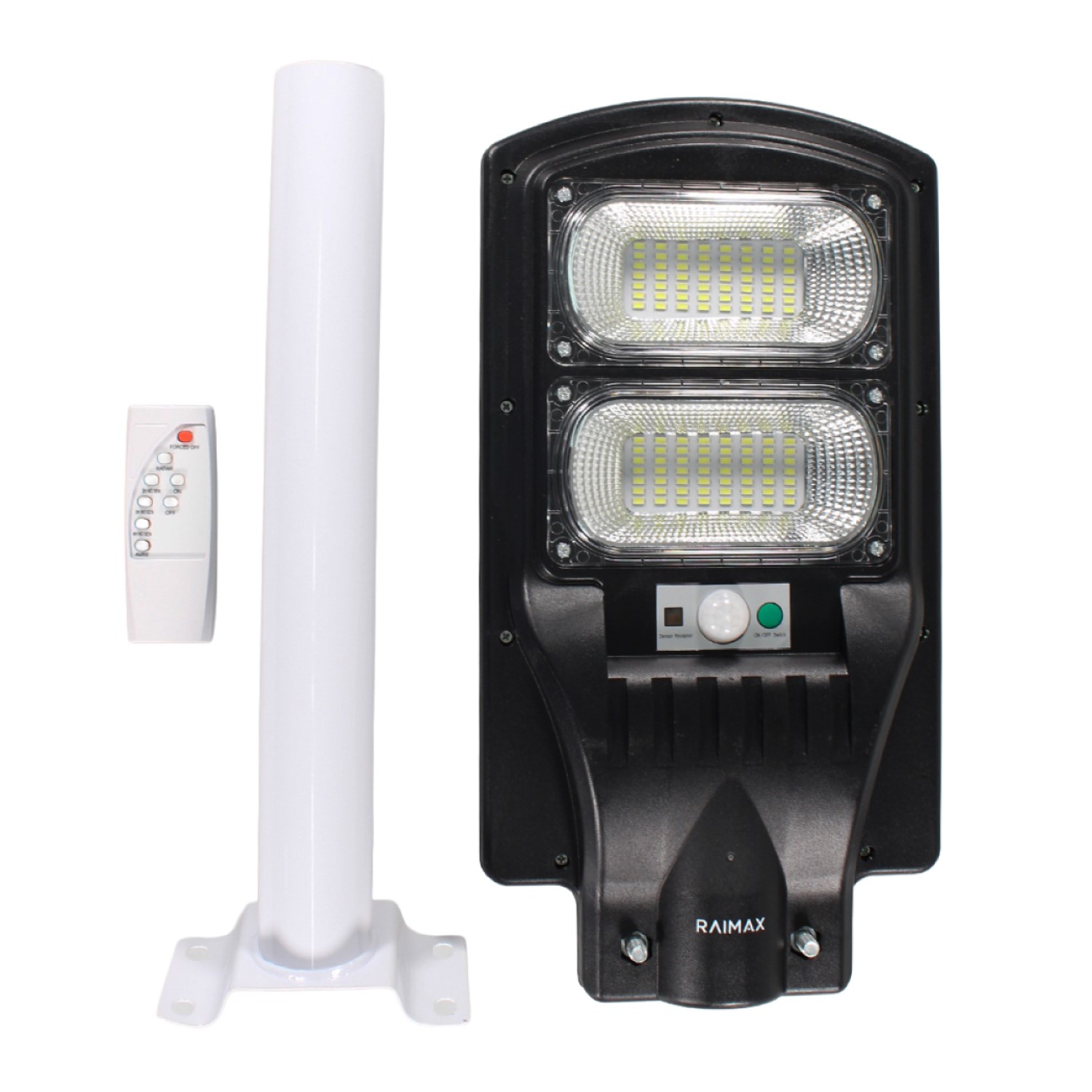 Foco Solar 120W Led Ip65 Con Sensor Y Control Rm0002 Raimax