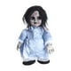 thumbnail image 1 of Muñeco Fantasma De Halloween, Decoración Navideña, Juguete De Decoración De Terror Iluminado, Muñeco Aterrador Con Vestido Azul, 1 of 3