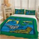 thumbnail image 1 of Artist Thorp Unhappy Blue Square Themed Bedding Set Duvet Cover and Pillowcase Set, 1 of 5