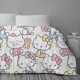 thumbnail image 2 of Cartoon Kitten 3-Piece Bed Set Warm and Comfortable Kawaii Bedding Set Cute Soft Microfiber Bedclothes for Boys Girls Kids, 2 of 5