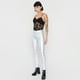 thumbnail image 4 of Pantalón Mujer Straight Metalizado Plateado Corona, 4 of 5