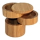 thumbnail image 1 of Caja De Almacenamiento De Especias De Bambú De 3 Niveles Contenedor De Condimento Para Tenedor De Hierbas, 1 of 5