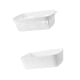 thumbnail image 1 of Bandeja De Brotes, Cesta Blanca, Práctico Plato De Brotes Para Jardín, Cocina Interior, 1 of 5