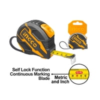 Huincha De Medir Ingco 5 M X 19 Mm Cinta Métrica Hsmt08519