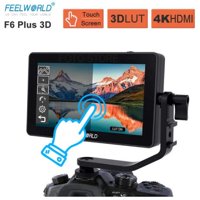 Kit Monitor Feelworld F6 Plus 6 Pulgadas Touch 4K + 2 Baterías Np-F970 + Cargador Doble