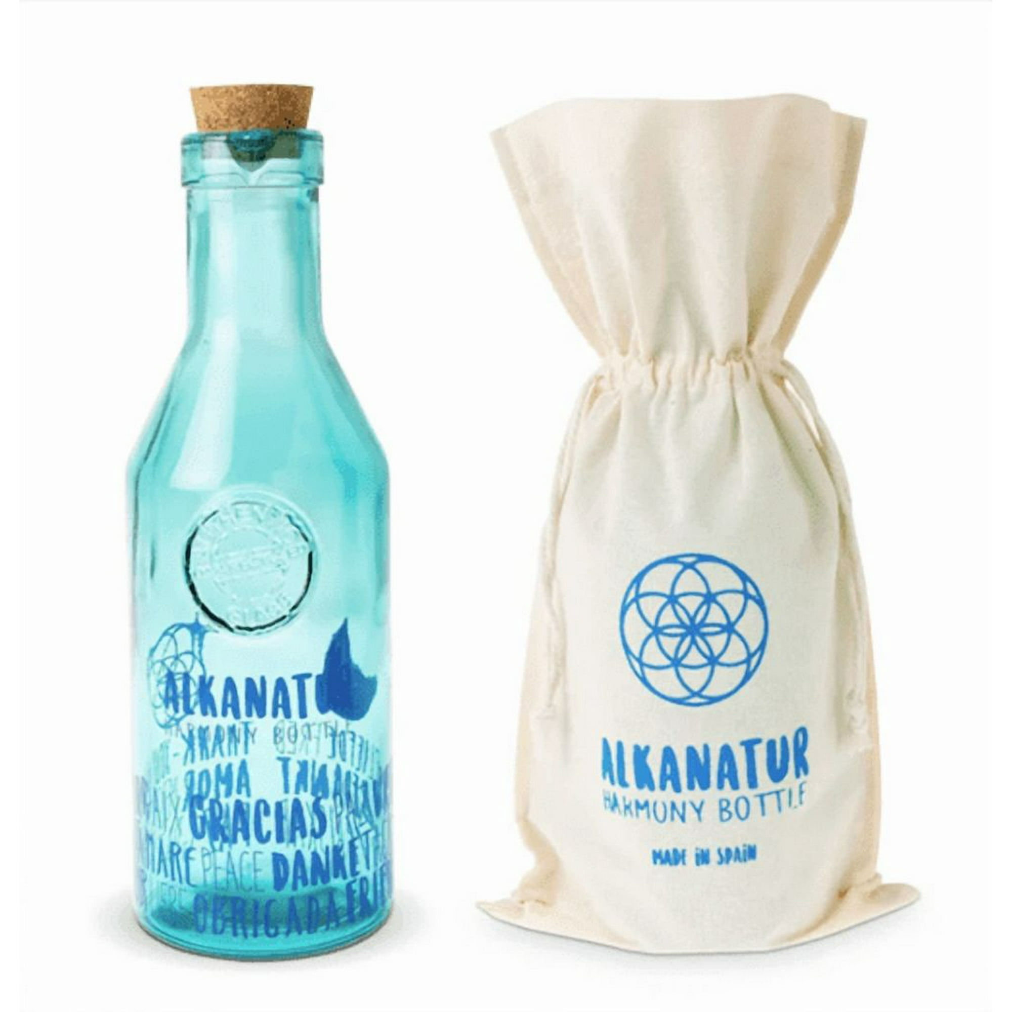 Alkanatur - Botella Harmony Bottle - El Poder De La Solarización Azul